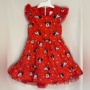 Minnie Mouse Baby Dress and Bloomers Set size 12-18months